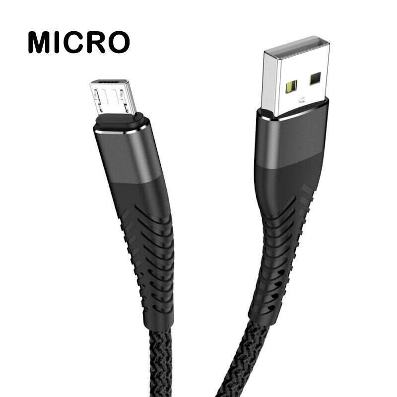 Micro USB Lead For Samsung Phone Android Data Sync Long Charger Cable 1M 2M 3M - Picture 12 of 16