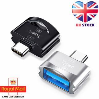 Type C to USB Adapter 3.0 USB-C 3.1 Male OTG A Female Data Connector Converter