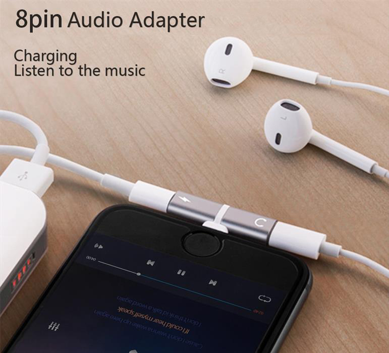 Adapter For iPhone 11 7 8 X XS XR Earphone Headphone Audio Charger UK