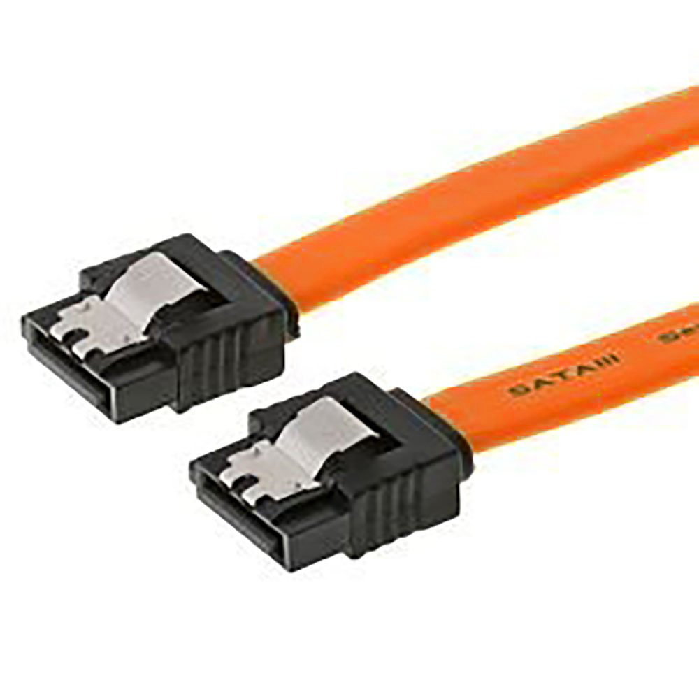 6 Pack Orange SATA III 6Gbps RightAngle and Straight HDD SDD Data CD